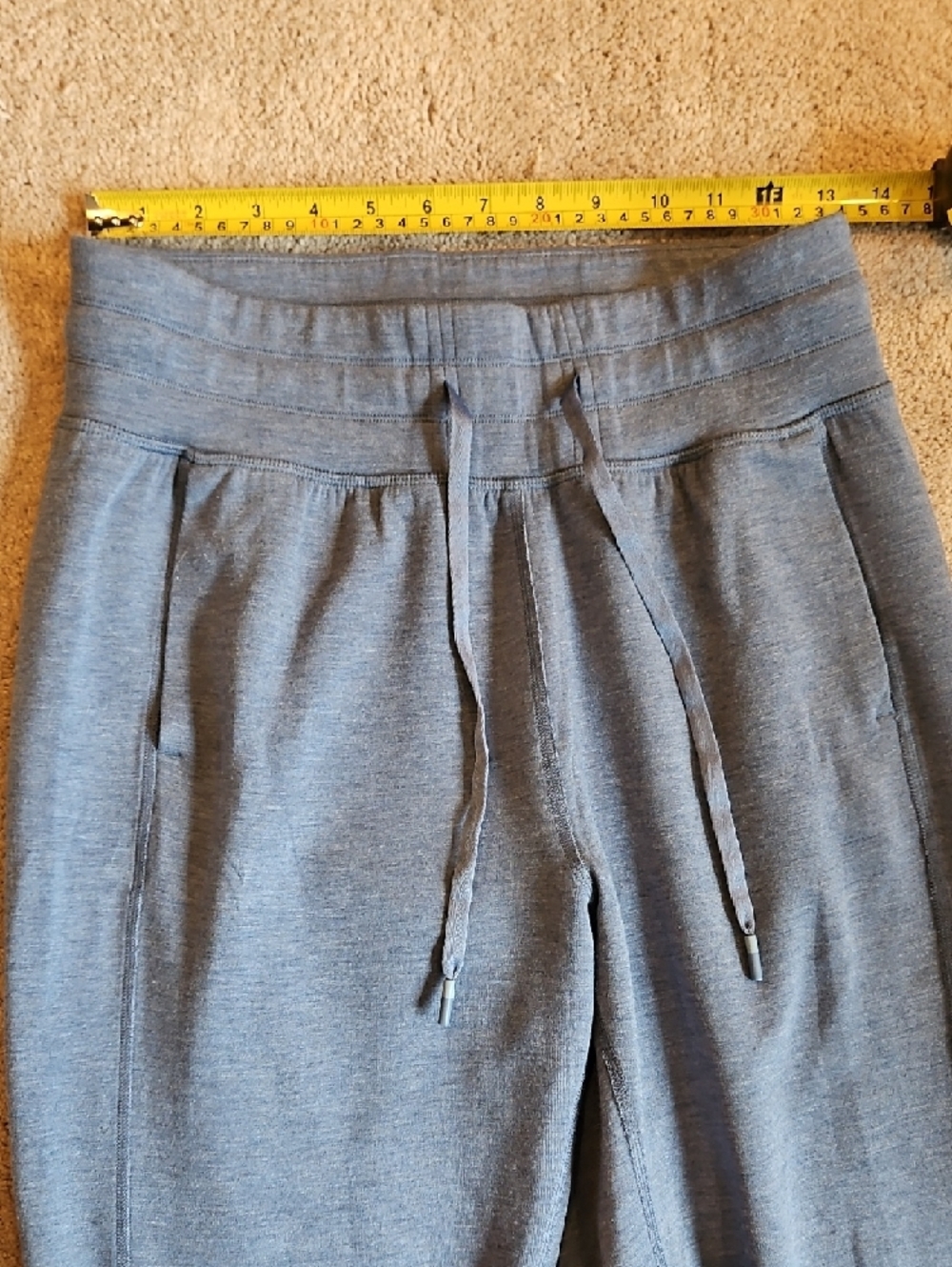 Travis Mathew Women's Blue Heather Jogger Track Pants - Picture 4 of 11